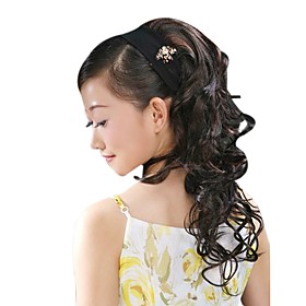Long Curly Brown Hair Wig(JF1049)