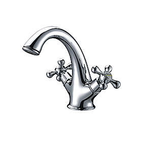 Two Handles Chrome Centerset Sink Faucet(1018-LK-8007)