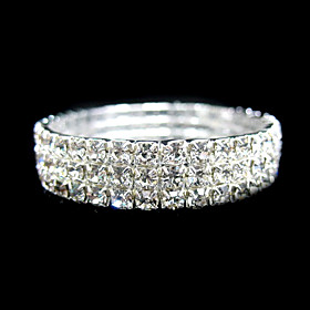Gorgeous Clear Swarovski Crystal Wedding Bridal Jewelry Bracelets (WHN011)