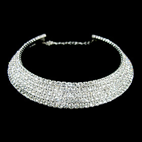 Gorgeous Clear Swarovski Crystal Wedding Bridal Jewelry Necklaces (WHN001)