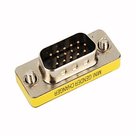 VGA 15-Pin Male to Male Converter Adapter (SMQC048)