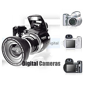 Vivikai - 12 MP Digital Camera with 2.4 Inch LCD Display and 4×Digital Zoom