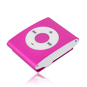 4GB Fashion Design With Clip MP3 Player Purple