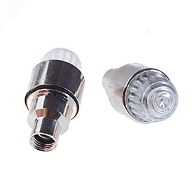 Motion Activated Flashing RGB LED Wheel Lights for Bikes and Cars (2-Pack)