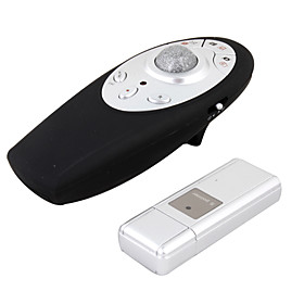 USB Wireless RF Trackball Presenter   Laser Pointer