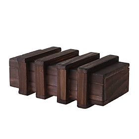 Magic Wooden Box with Extra Secure Secret Drawer