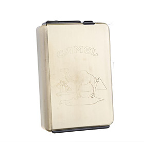 2-in-1 Cigarette Case with Butane Jet Torch Lighter (Holds 10)