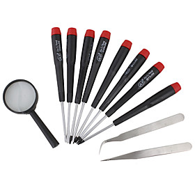 Cell Phone DIY Screw Drivers Kit with Magnifier