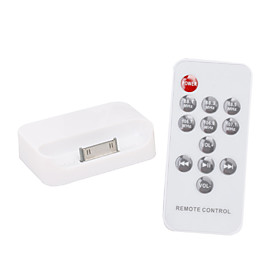 Universal Dock with FM Transmitter and IR Remote Controller for iPhone and iPod