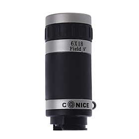 Highlights:Take more detailed pictures using the telescope 6x lens for the Apple iPhoneSupplied with crystal clear case, strap and lens polishing clothGood for color reduction6X optical zoom lens6x18 Field 9 Telescope 6x Lens for iPhone