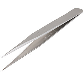 Stainless Steel Precision Straight/Sharp Tweezers (12cm)