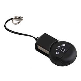 Pocket USB 2.0 MicroSD TransFlash TF SD/SDHC Card Reader (Black)