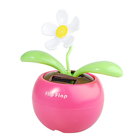 Solar Powered Flip Flap Flower Plant