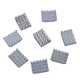 Aluminum Alloy Chipset Heatsinks for PC Memory Chips (8-HSK Set)