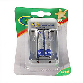 BTY-1000 Mini 1.2V AA/AAA Battery Charger with 2 AAA 400mAh Ni-MH Batteries Kit