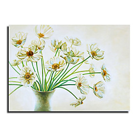 Hand-painted Floral Oil Painting  with Stretched Frame