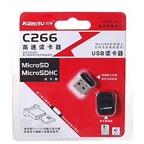 Kawau Mini USB 2.0 MicroSD TransFlash TF SD/SDHC Card Reader