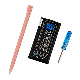 Replacement Rechargeable Battery Pack (840mAh)   Screwdriver and Stylus for Nintendo Dsi