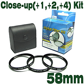 Emolux 58mm ( 1, 2, 4) Kit CLOSE-UP Filter (SMQ5563)