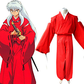 Inuyasha Inu-Yasha Cosplay Costume Inuyasha Inu-Yasha Cosplay Costume
