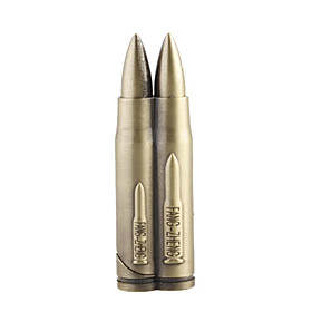 Dual-Bullet Shaped Steel Windproof Butane Jet Torch Lighter