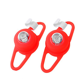 Red Light 3-Mode Tie-On Bike Light Keychains (2-Keychain Set)(YT-L118)