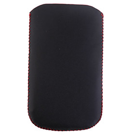 Protective Soft Case with Securing Strap for iPhone 3G (Black Red)