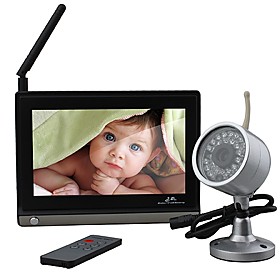 7 Inch Baby Monitor (1 Wireless Night Vision Camera   Remote Control)