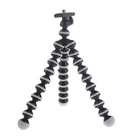6.5-inch Flexible Desktop Digital Camera Tripod - Orange (275g Load Max)