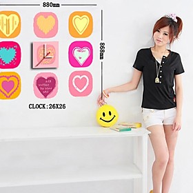 Decorative Clock Wall Sticker (0752 -DL002)