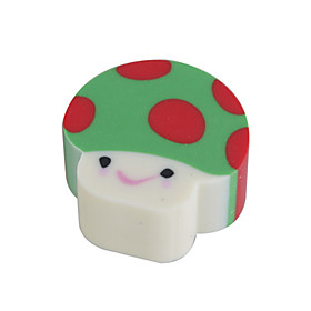 Cute Mushroom Fruit Shaped Mini Pencil Eraser Set