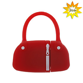 2GB Handbag Style USB Flash Drive (Red)