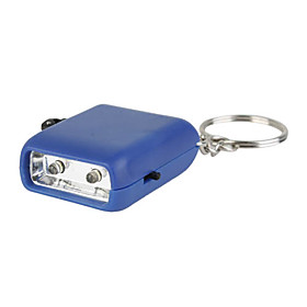 Mini 2-LED Hand-Crank Dynamo Flashlight Keychain Mini 2-LED Hand-Crank Dynamo Flashlight Keychain
