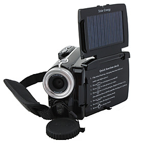 Solar Powered 12MP Digital Video Camera with 3.0