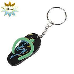 8GB Beach Sandle Style USB Flash Drive (Green)