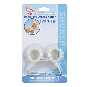 Convenient Orange/Lemon Peelers (2-Pack