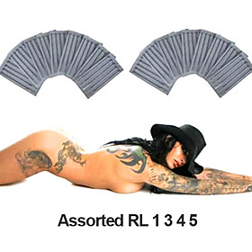 200 Pcs Sterilized Assorted Round Liners