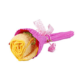 Rose Shaped Towel (2-Pack/Color Assorted)