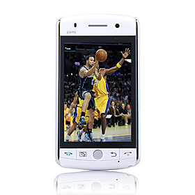 F035 Dual Card GPS WIFI JAVA TV Bluetooth 3.2 Inch Touch Screen Cell Phone White SZ08560026 
