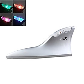 Shark Fin - Car Auto Decorative Antenna (Colorful Flash Light, Anti-static, Anti-knock, lk-071)