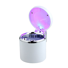 Mini Car Portable Cigarette Smokeless Ashtray With LED Light - lk-085