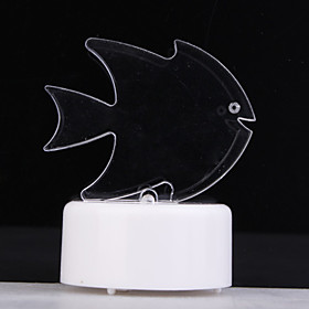 Charming Fish Shaped Colorful LED Night Light (3xAG13)