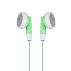 Stereo Earphones for iPhone (Green)