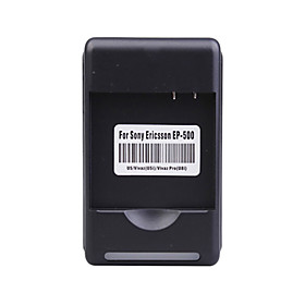 Universal Cell Phone Charger with USB Power Port for SonyEricsson EP-500(Black)