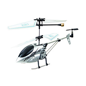 3CH RC Helicopter Alloy Body With Infrared Radio Remote Control Helicopters Indoor Toy(Silver)(YX02688S)