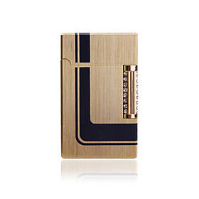 L Printed Gold Rub Lighter