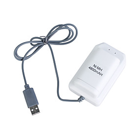 4-in-1 Charging Kit with Rechargeable Battery (4800mAH) for Xbox 360 Controller (White) 4-in-1 Charging Kit with Rechargeable Battery (4800mAH) for Xbox 360 Controller (White)