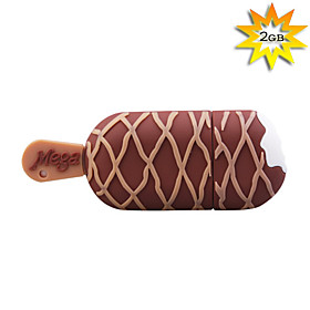 2GB Ice Cream Style USB Flash Drive (Brown)