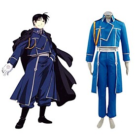 FullMetal Alchemist Roy Mustang Military Cosplay Costume