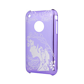 Trendy Protective Case Cover for iPhone 3G/3GS (Purple)